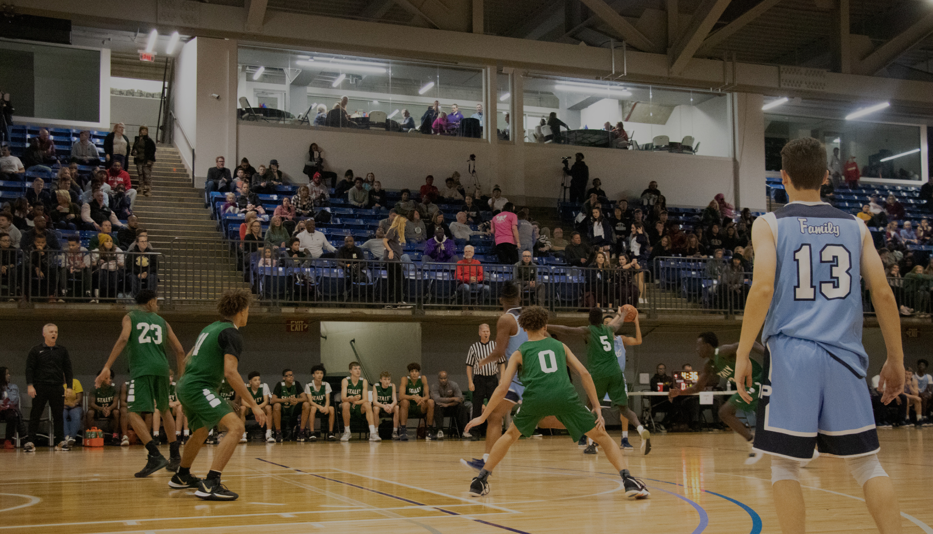 high school basketball game